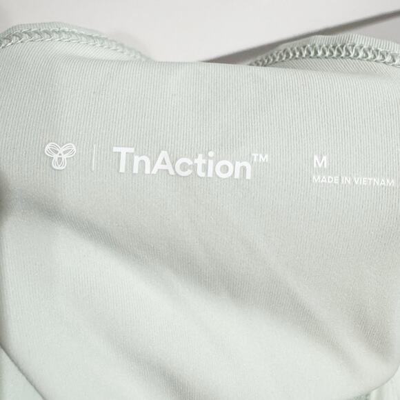 TNACTION women’s medium brushed green court dress mini sleeveless - Picture 4 of 5